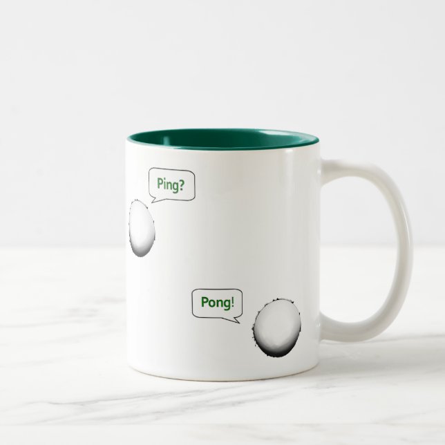 Taza Bicolor Ping Pong Divertido (Derecha)