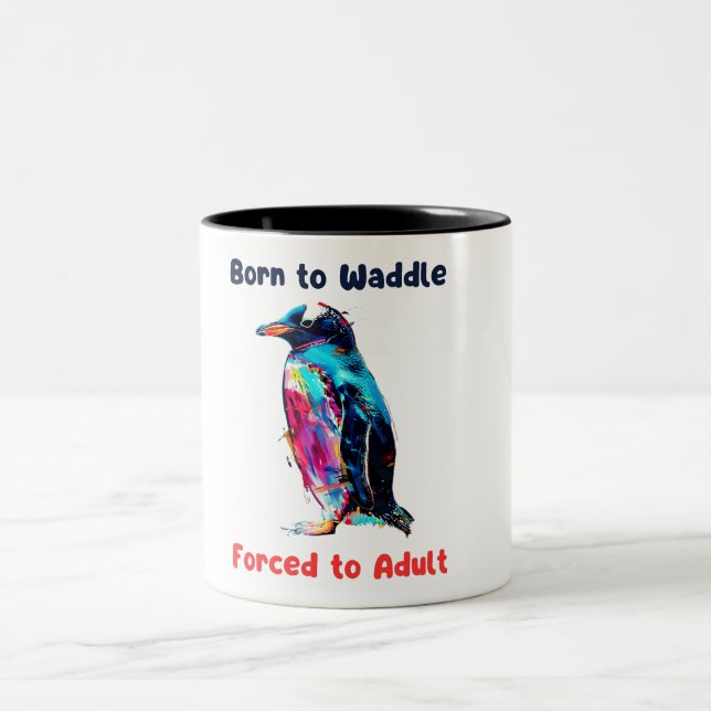 Taza Bicolor Pingüino (Centro)