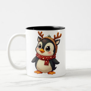 Taza Bicolor Pingüino