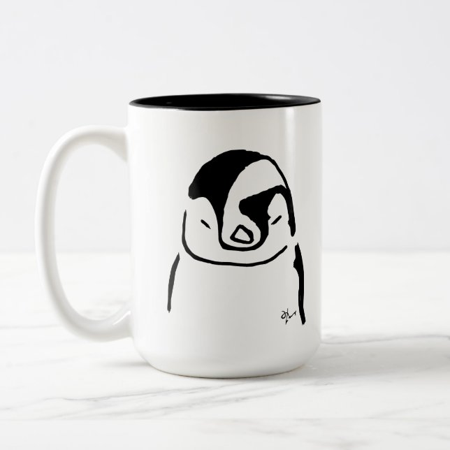 Taza Bicolor Pingüino - Adolfo Lorenzo (Izquierda)