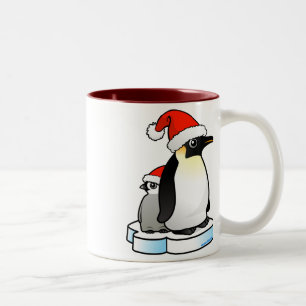 Taza Bicolor Pingüino de Santa Emperador
