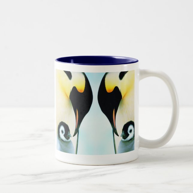 TAZA BICOLOR PINGÜINOS (Derecha)