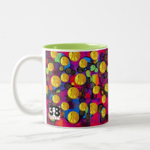 Taza Bicolor Pingüinos afortunados