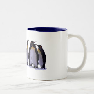 Taza Bicolor Pingüinos seis