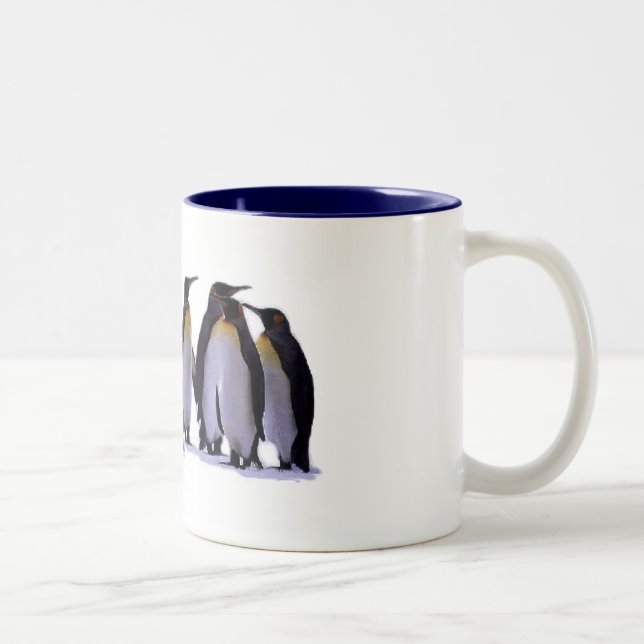 Taza Bicolor Pingüinos seis (Derecha)