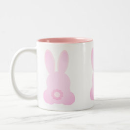 Taza Bicolor Pink Bunnies Mug