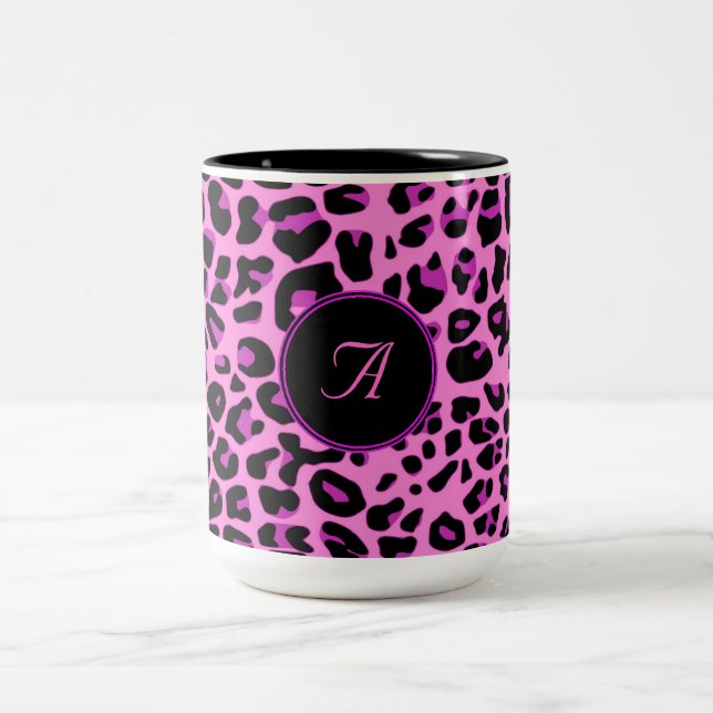 Taza Bicolor Pink Leopard Mug (Centro)