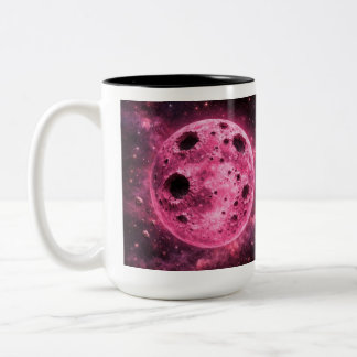 Taza Bicolor Pink Moon with Asteroid Holes