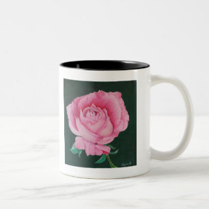 Taza Bicolor Pink Petals Mug