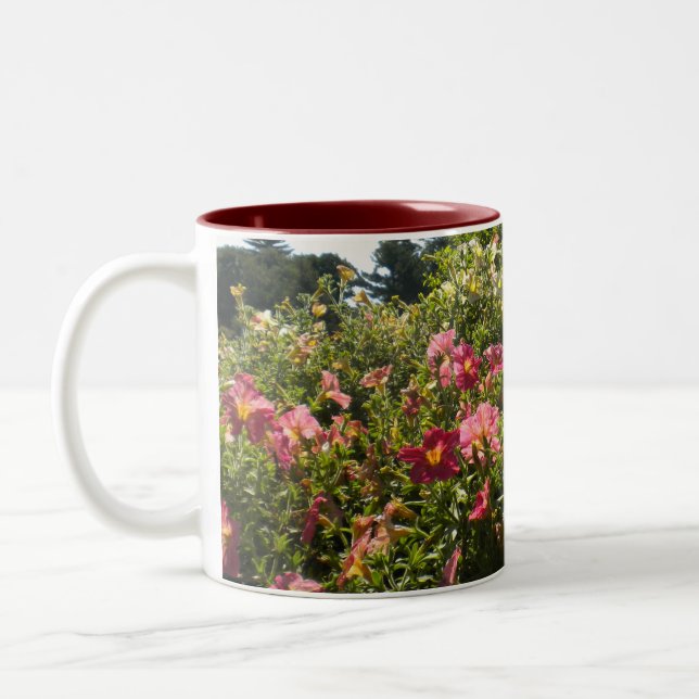 Taza Bicolor Pink Petunias Mug (Izquierda)