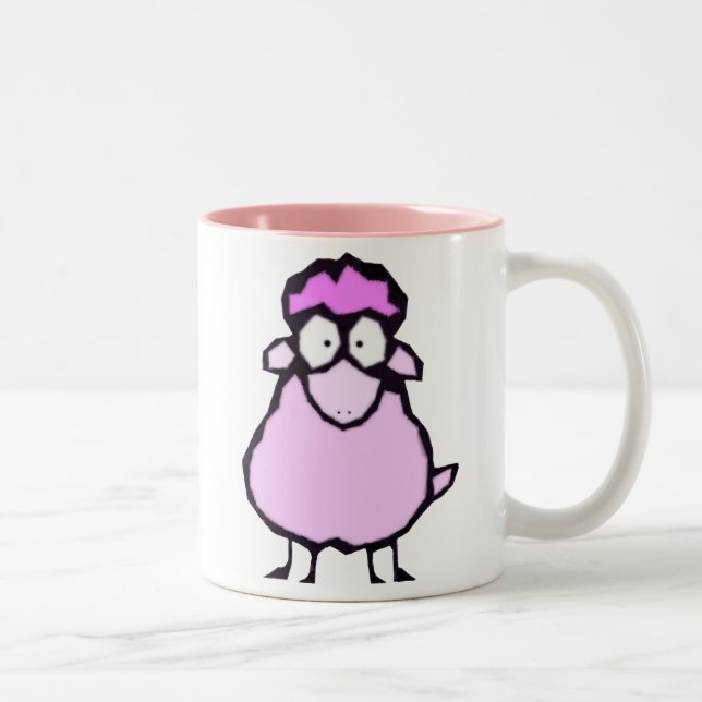 Taza Bicolor Pink Sheep Mug (Derecha)