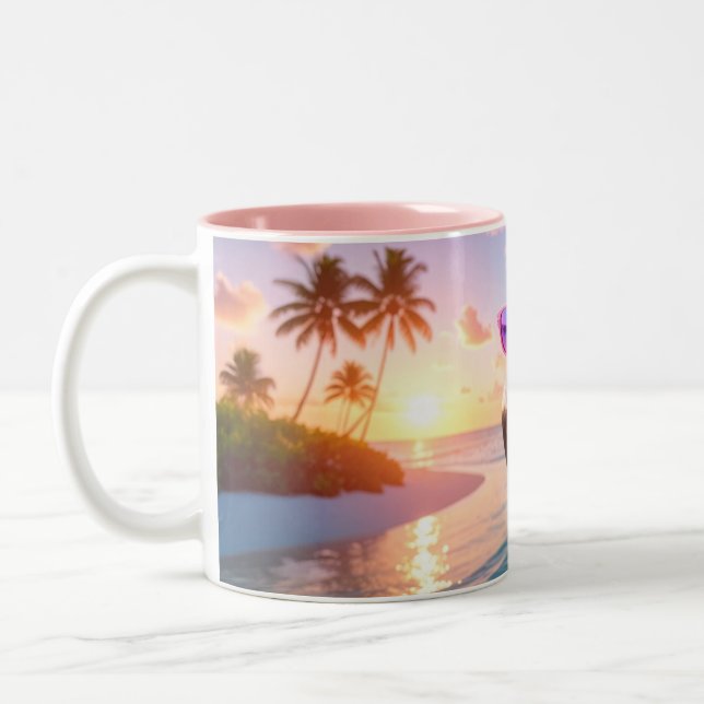 Taza Bicolor PINK THINKER - Flamingo PINK (Izquierda)