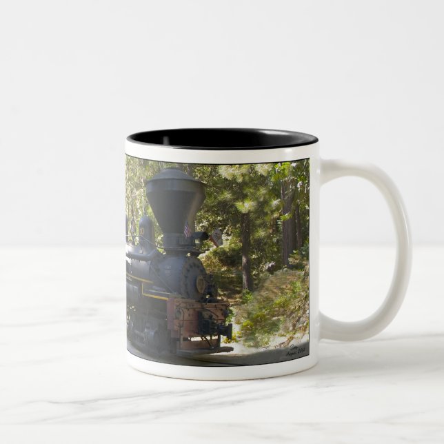 Taza Bicolor Pino RR del azúcar de Yosemite Mt. (Derecha)