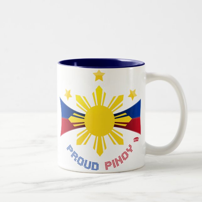 Taza Bicolor Pinoy orgulloso (Derecha)