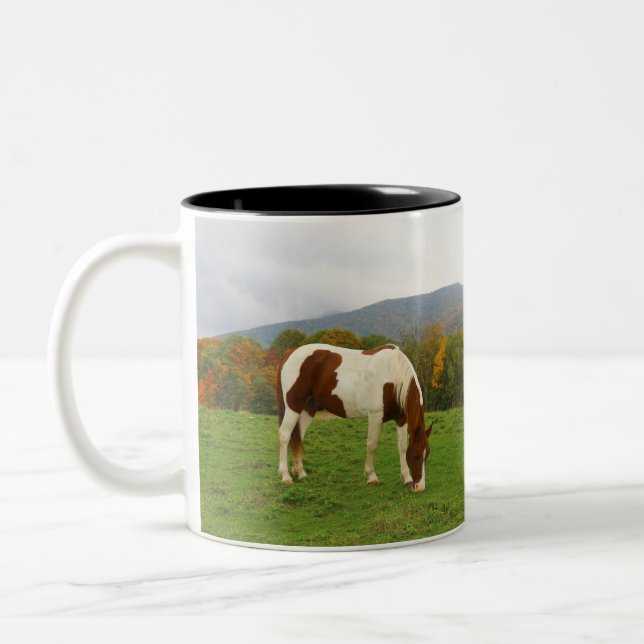 Taza Bicolor Pinte el caballo (Izquierda)