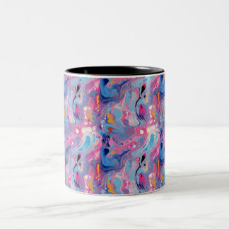 Taza Bicolor Pintura abstracta 03