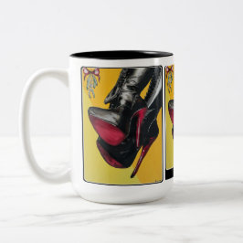Taza Bicolor Pintura de 'Hijinks, el sabor fue amargo'