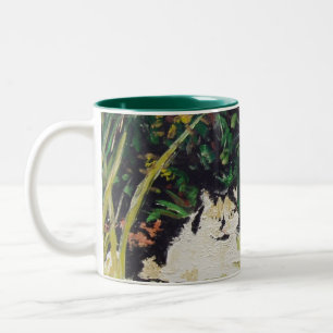 Taza Bicolor Pintura de los deslizadores