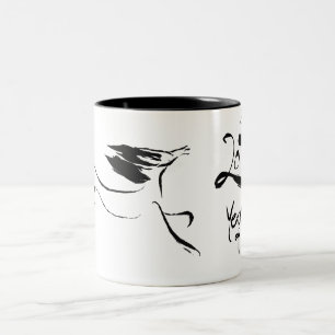 Taza Bicolor Pintura original 3 Caballo Año Nuevo Chino 2026 TM