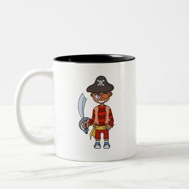 Taza Bicolor Pirata Boy (Izquierda)