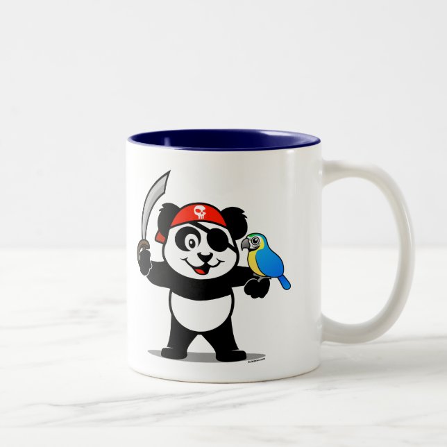 Taza Bicolor Pirata Panda (Derecha)