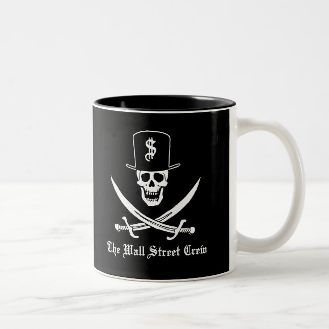 Taza Bicolor Piratas de Wall Street (Derecha)