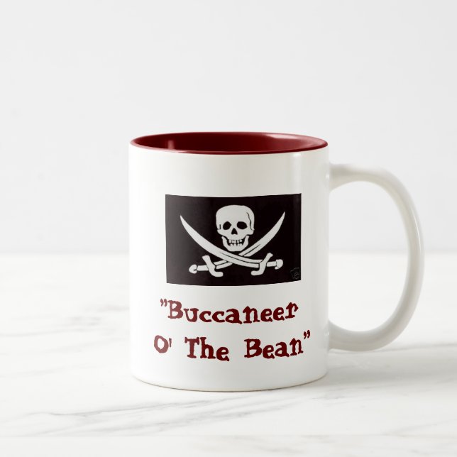 Taza Bicolor Piratas del café (Derecha)