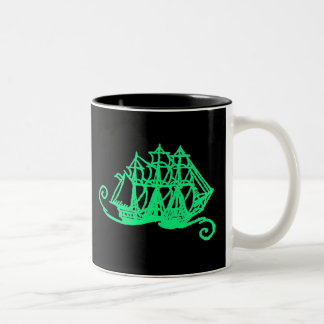Taza Bicolor ¡Piratas del resplandor!