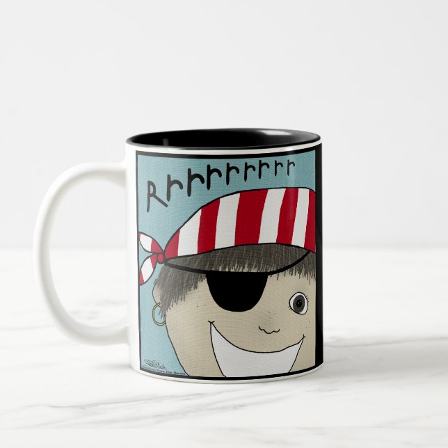 Taza Bicolor Pirate Boy Rrrrrr (Izquierda)