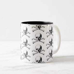 Taza Bicolor Pirate Skull