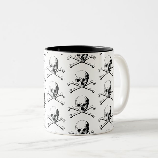 Taza Bicolor Pirate Skull (Anverso derecho)