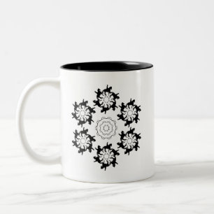 Taza Bicolor Piruetas del Dressage
