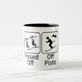 Taza Bicolor Pisado fuera de lugar