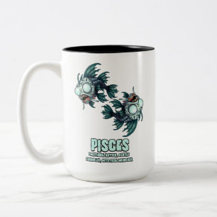 Taza Bicolor Pisces Zombie
