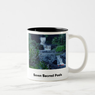 Taza Bicolor Piscinas sagradas, siete piscinas sagradas, siete