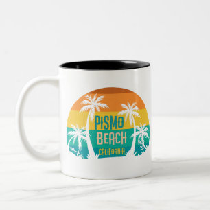 Taza Bicolor Pismo Beach Retro