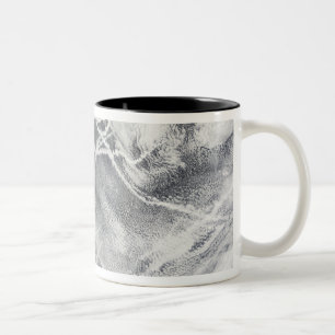 Taza Bicolor Pistas de la nave en el Océano Pacífico