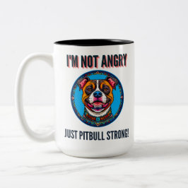Taza Bicolor Pistola de perro