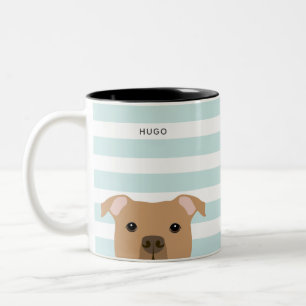 Taza Bicolor Pit Bull Mugs