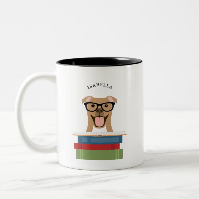 Taza Bicolor Pit Bull Mugs (Izquierda)