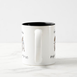 Taza Bicolor Pitbul Su Momma