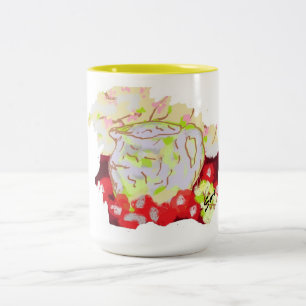 Taza Bicolor Pitcher "Mug" con fruta