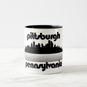 Taza Bicolor Pittsburgh Pennsylvania