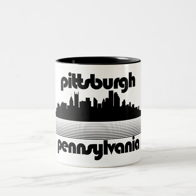 Taza Bicolor Pittsburgh Pennsylvania (Centro)