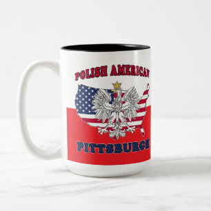 Taza Bicolor Pittsburgh Pennsylvania Polaco