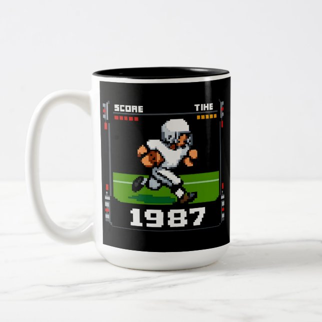 Taza Bicolor Pixel Gridiron Hero (Izquierda)