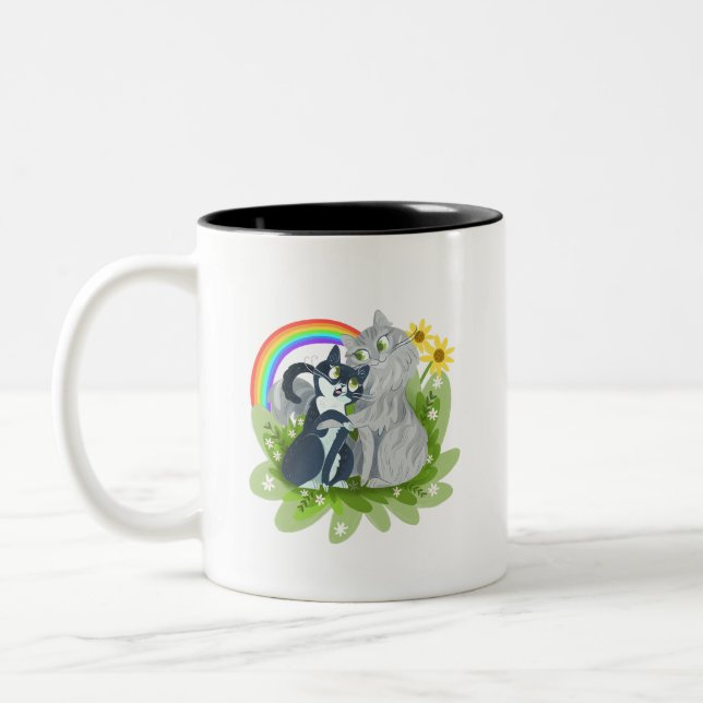 Taza Bicolor Pixie y todoterreno (Izquierda)