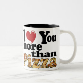 Taza Bicolor Pizza Love