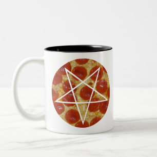 Taza Bicolor pizza pentagram