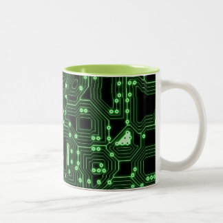 Taza Bicolor Placa de circuito electrónica